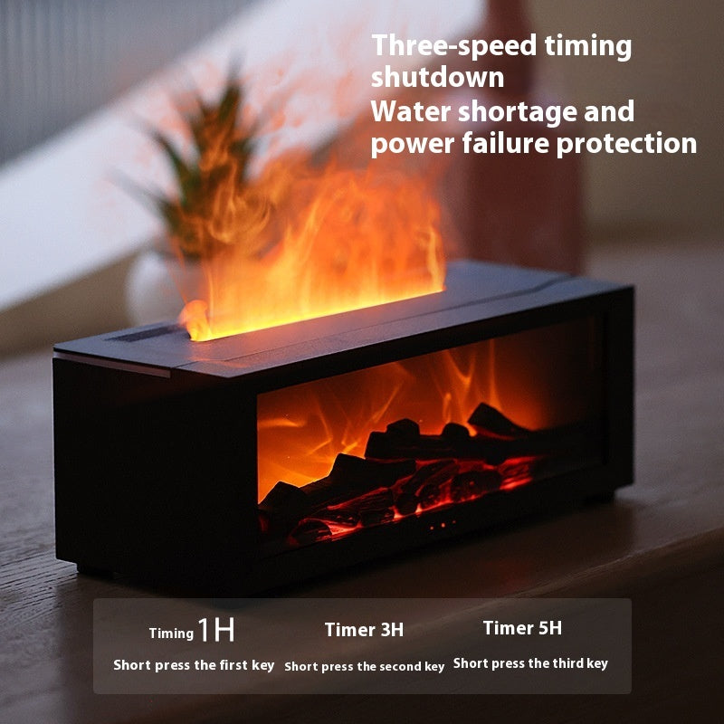 Flame Mirage – 3D Aroma Diffuser mit Farbwechsel & Kaminfeeling