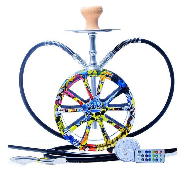 LED Shisha mit USB & Schlauch – Stylisch rauchen & relaxen