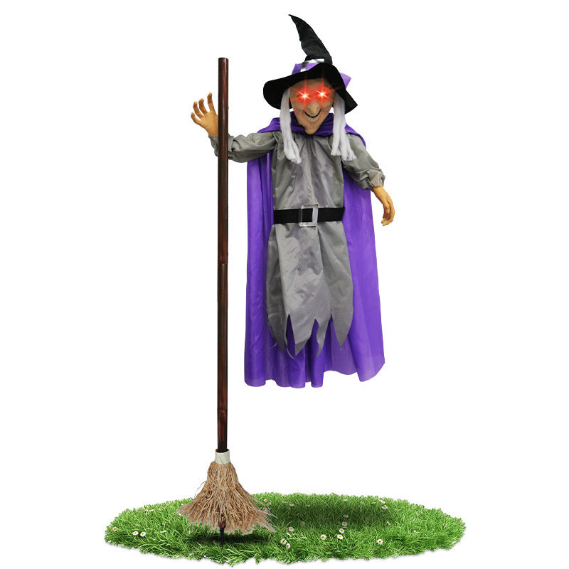 Fliegende Hexe â Gruselige Halloween-Deko mit Sound & Bewegung ââď¸â¨