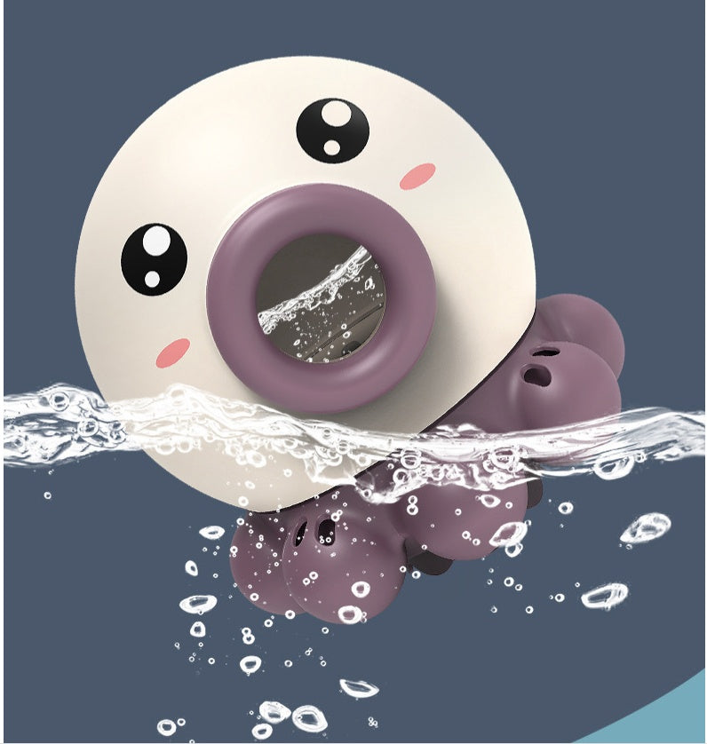 Oktopus Fontänen-Badespielzeug – Drehende Wasserfontäne für Badewanne, Strand & Garten