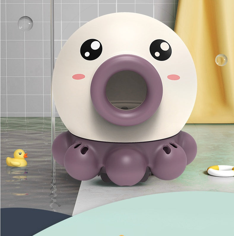 Oktopus Fontänen-Badespielzeug – Drehende Wasserfontäne für Badewanne, Strand & Garten