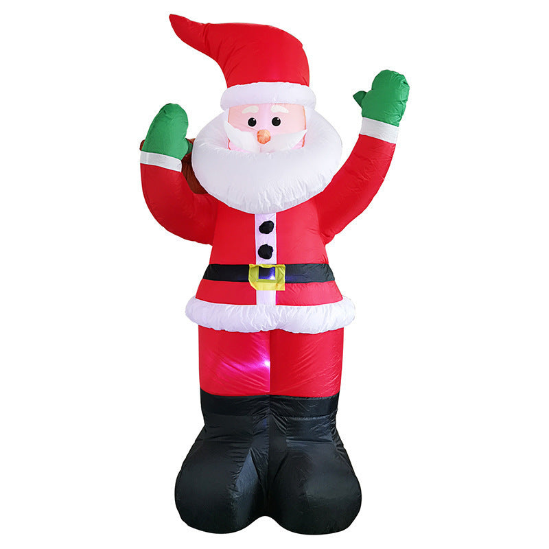Aufblasbare Weihnachtsfigur mit LED â â Outdoor Garten Deko