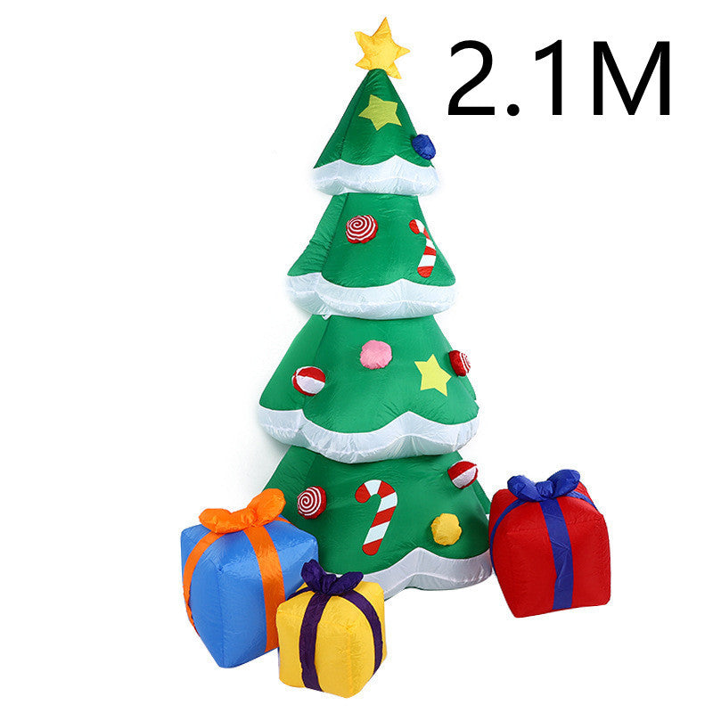 Aufblasbare Weihnachtsfigur mit LED â â Outdoor Garten Deko