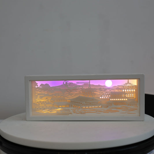 Kreatives 3D-Papier-Nachtlicht – kleines Streifen-Licht als besonderes Geschenk