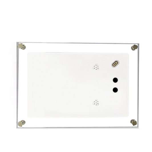 CrystalFrame – Acryl Digitalrahmen mit Video-, Foto- & Musik-Playback