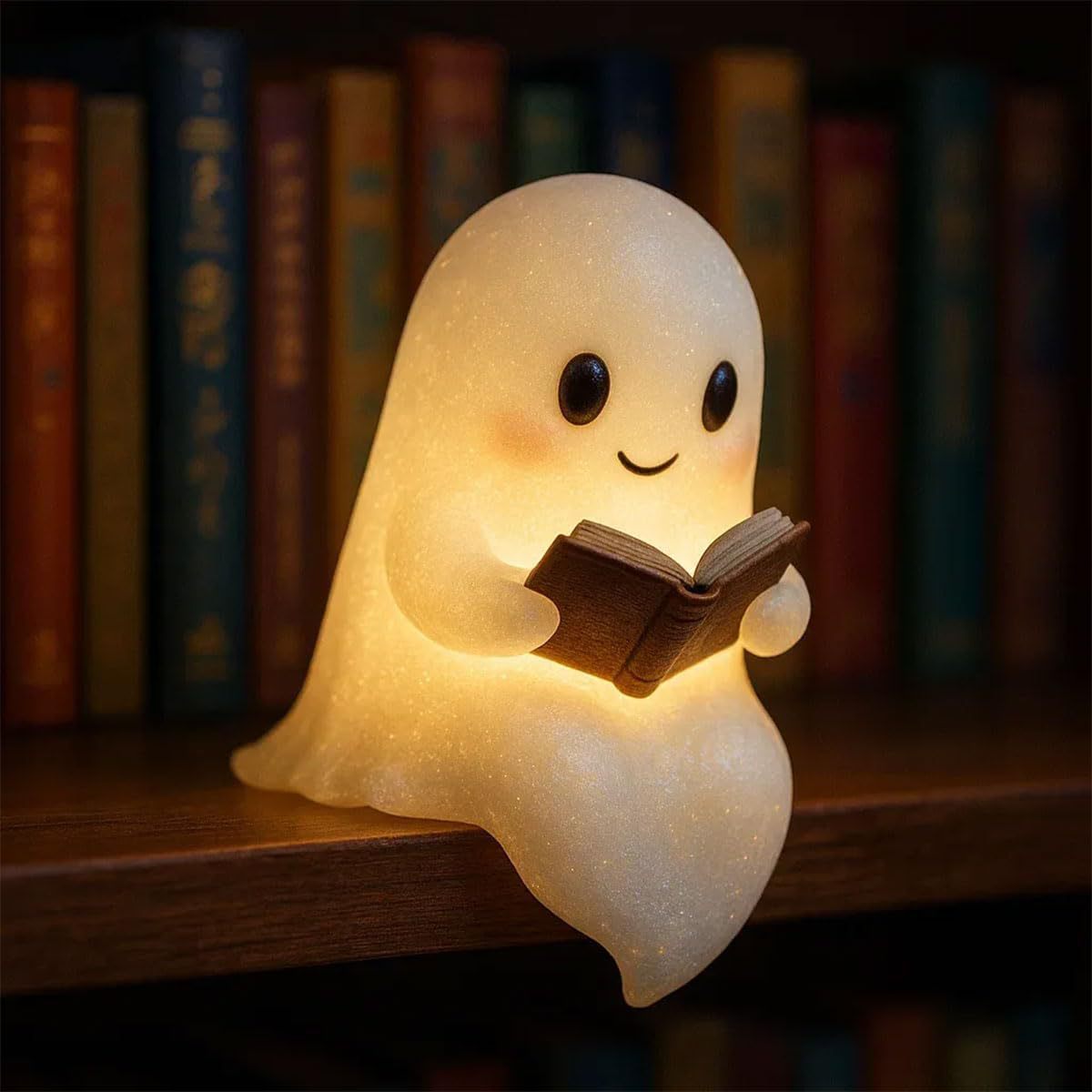 Süßes LED Geister-Nachtlicht – Kinder Schlaflicht & Halloween-Deko