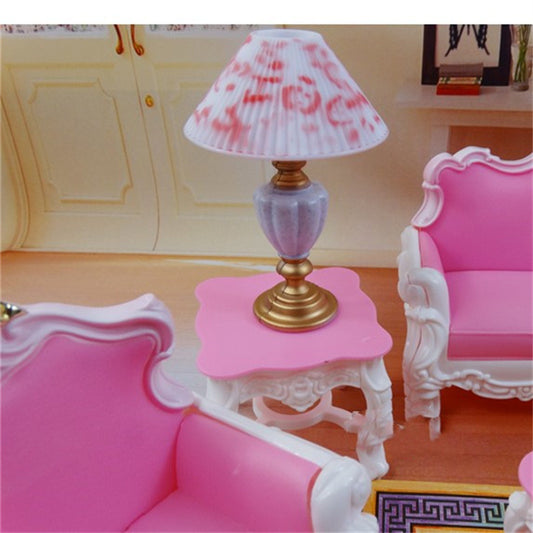 Kinder Spielhaus Möbelset ️☕ – Sofa & Tisch Puppenhaus Zubehör