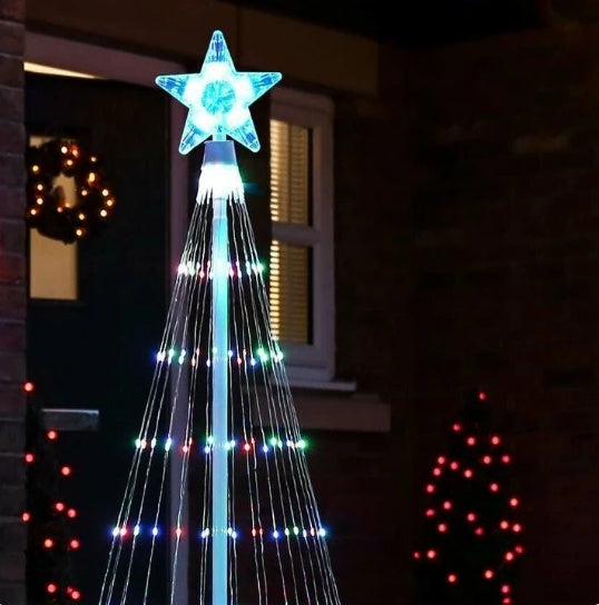 LED Weihnachtsbaum Lichter â Bunte Outdoor Beleuchtung