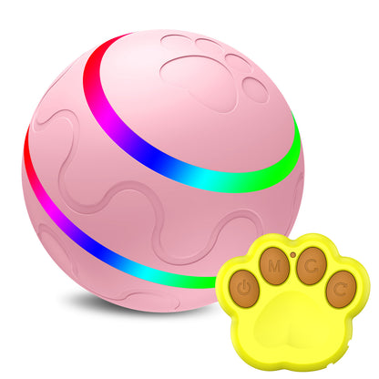 Intelligenter Spielball für Katzen – Selbstrotierend & USB-ladbar