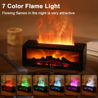 Flame Mirage – 3D Aroma Diffuser mit Farbwechsel & Kaminfeeling