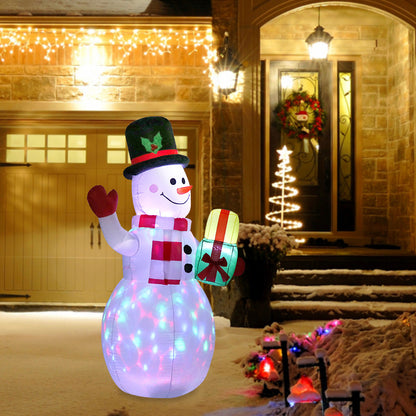 Aufblasbare Weihnachtsfigur mit LED ⛄ – Outdoor Garten Deko