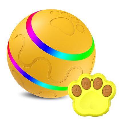 Intelligenter Spielball für Katzen – Selbstrotierend & USB-ladbar
