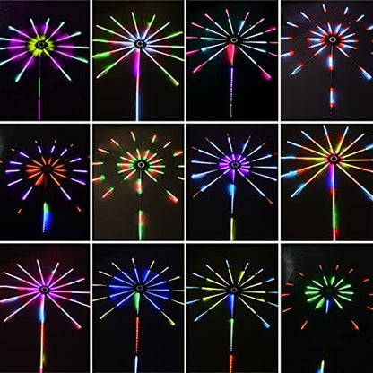 LED Firework Lights  – Musik-Sync & Farbwechsel mit Fernbedienung