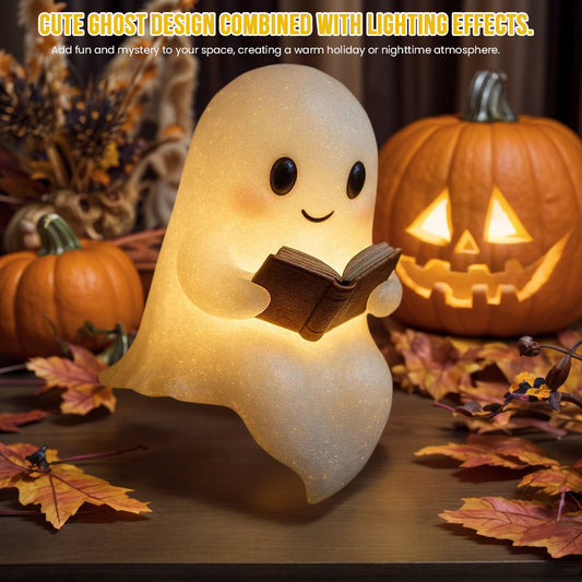 Süßes LED Geister-Nachtlicht  – Kinder Schlaflicht & Halloween-Deko