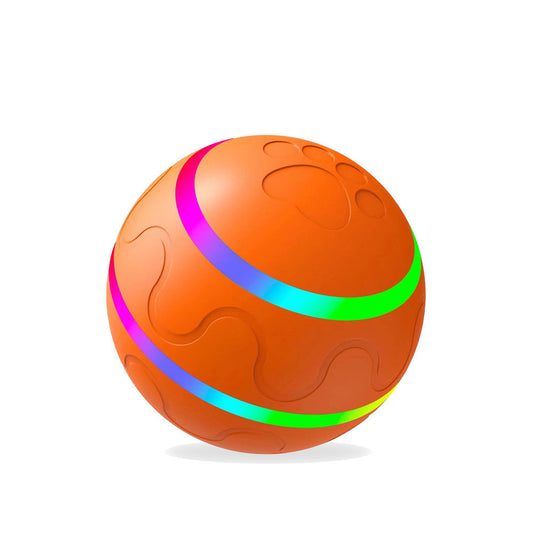 Intelligenter Spielball für Katzen – Selbstrotierend & USB-ladbar