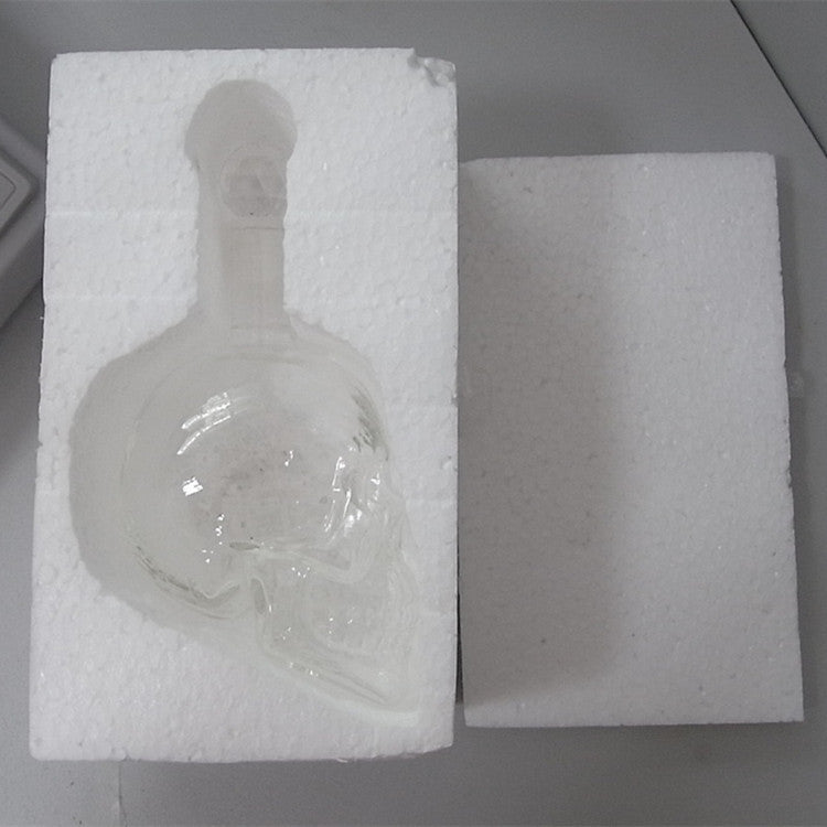 Schädel Glasflasche  – Kreative Spirituosen- & Deko-Flasche (350ml–1000ml)