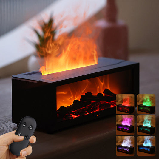 Flame Mirage – 3D Aroma Diffuser mit Farbwechsel & Kaminfeeling