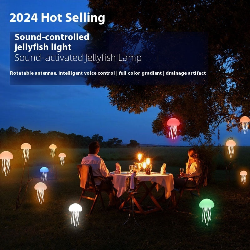 LED Quallen Stimmungslicht  – Nachtlicht & Tischlampe