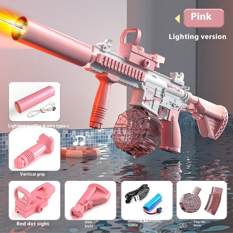 M416 Fire-Blaster – Die elektrische Wasserwaffe mit Feuerspucker-Look!