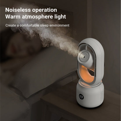 3-in-1 Mini Ventilator mit Wasserspray – Kühlung, Luftbefeuchter & USB-Lüfter