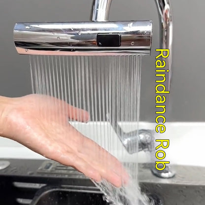 4-in-1 Kitchen Waterfall Pro – Drehbarer Multifunktions-Wasserhahn-Aufsatz
