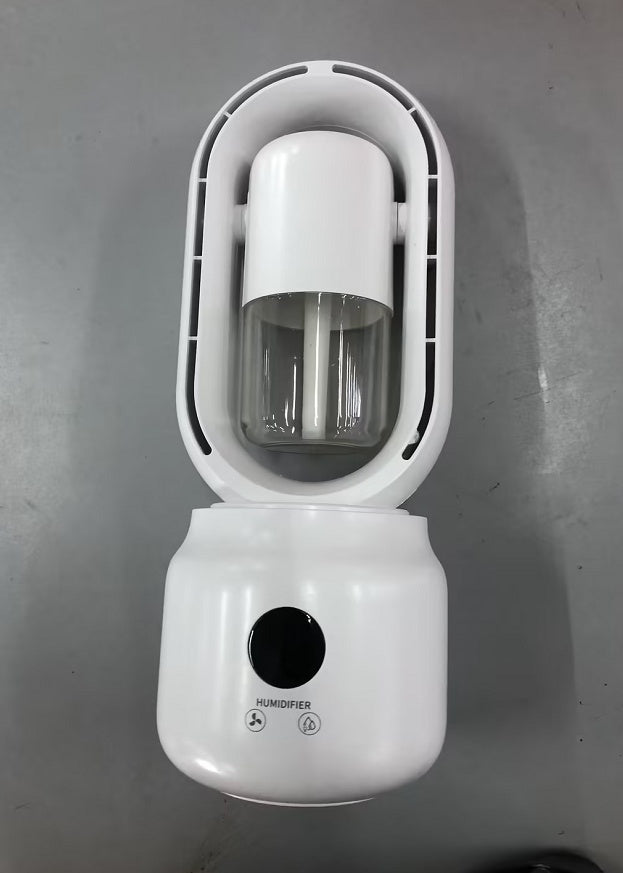 3-in-1 Mini Ventilator mit Wasserspray – Kühlung, Luftbefeuchter & USB-Lüfter
